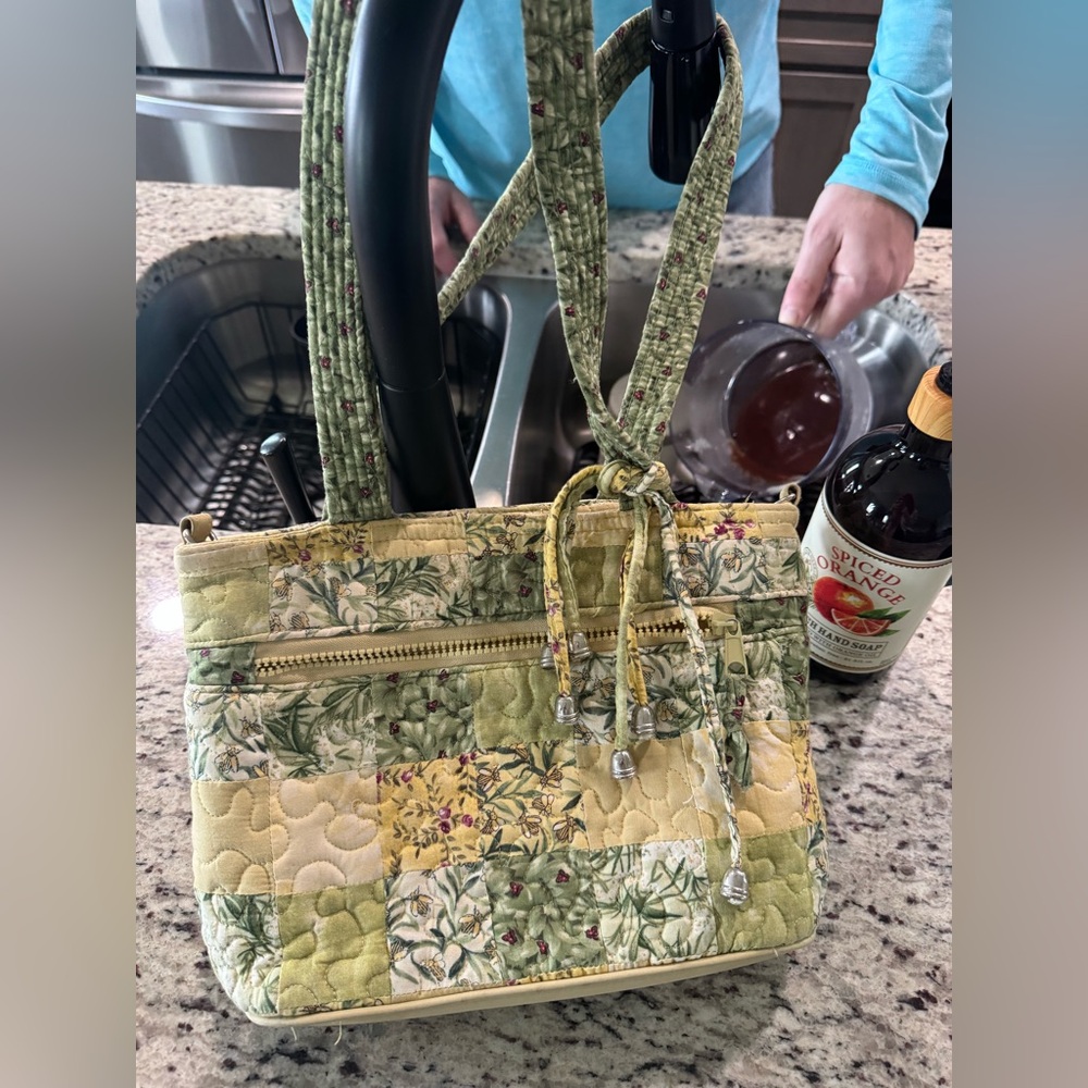 Donna Sharp Small Patchwork Tote - image 2